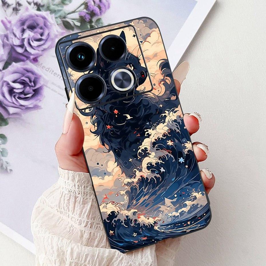 Fashion Painting Case For Infinix Note 40 40Pro Pro+ Soft Silicone TPU Phone Cases For Infinix Note40 40 Pro Plus Covers Bumpers