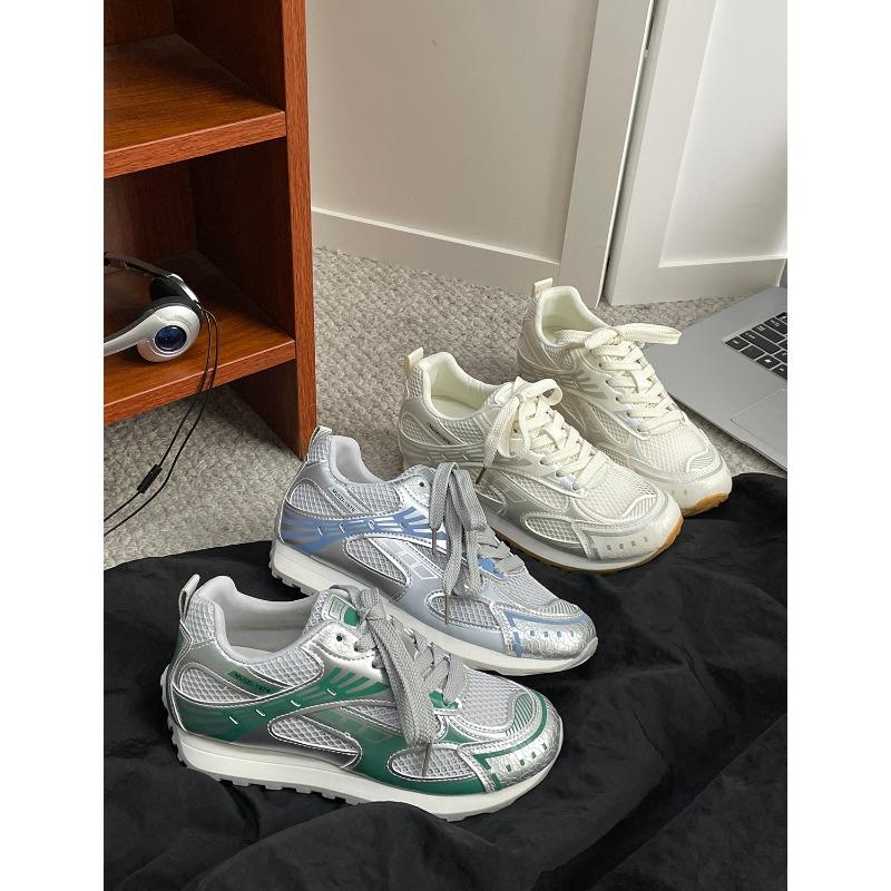 New products are on sale in summer, new thick-soled mesh casual retro versatile sneakers 2766