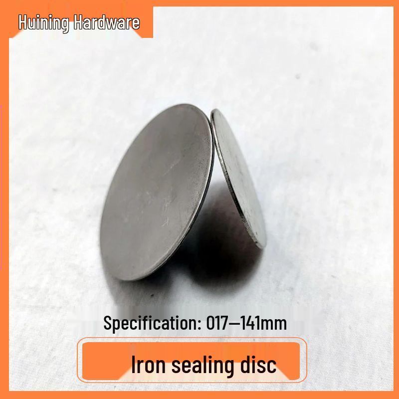 Galvanized Steel Round Base Plate End Cap Gasket Iron Round Ø17x2.0