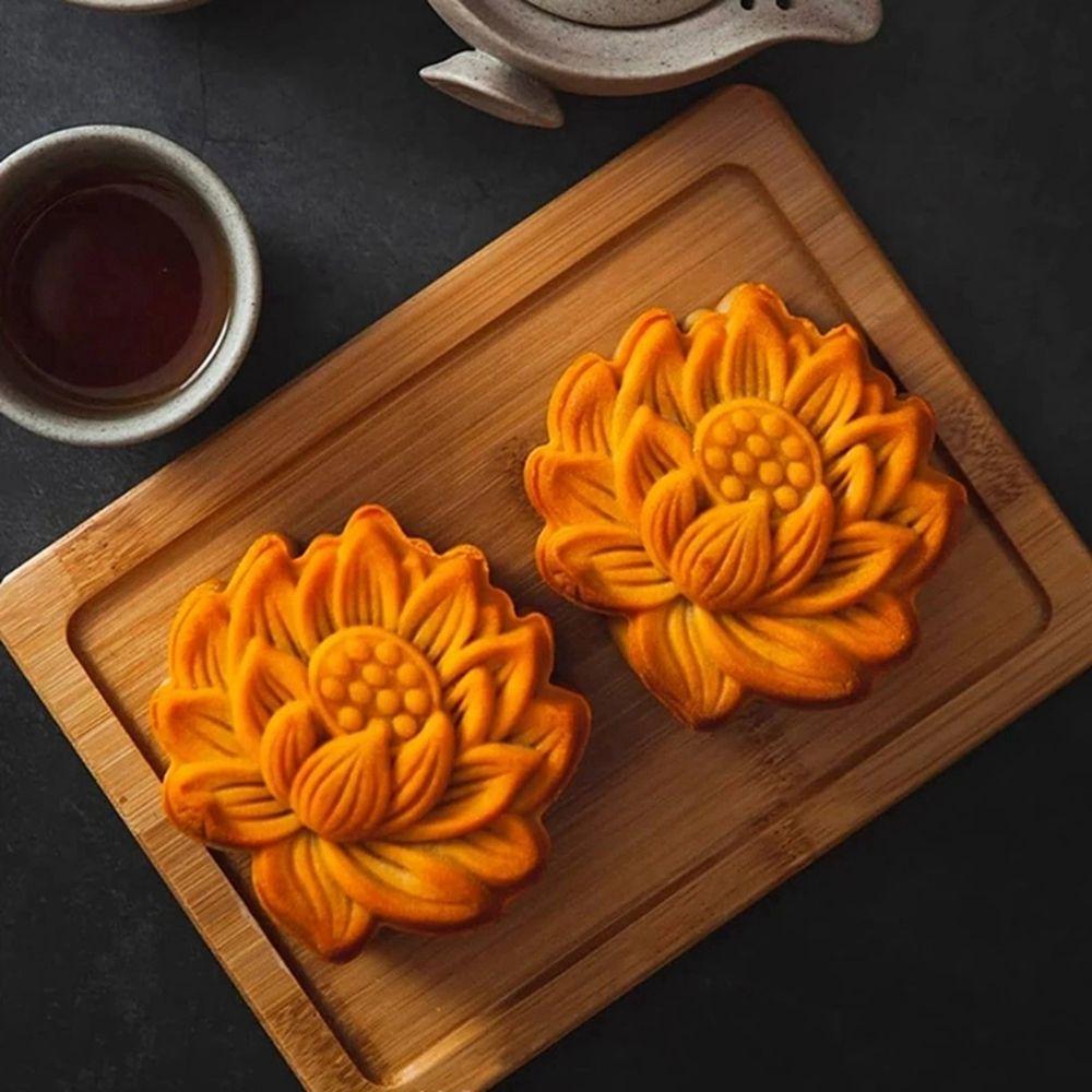 Lotus Flower Pastry Tools Cake Making Cookie Mold Baking Accessories Food Mold Mooncake Mould