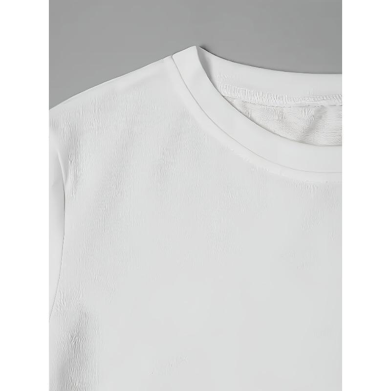 Damenmode Cartoon Champagner Druck Design Buchstabenmuster Heißprägung Rundhals Kurzarm T-Shirt Hemd, Lustiges Kurzarmhemd