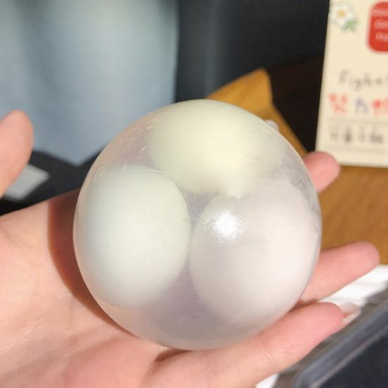 Crispy Sweet Dumplings Squeeze Ball DIY Shapeable Stress Ball Slow Rising Anxiety Relief Stretchy Transparent Ball Sensory Fidget Toy