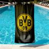 Borussia Dortmund Print Beach Towel Design, Soft, Lightweight. for Home Bathroom, Spa, Pool, Yoga, Surfing, Camping, Gift for Family, Friend