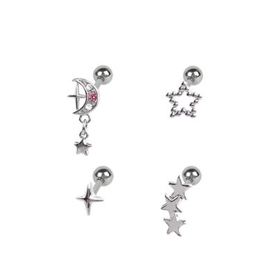 VVV [SET] Cubic Star Milky Way Piercing