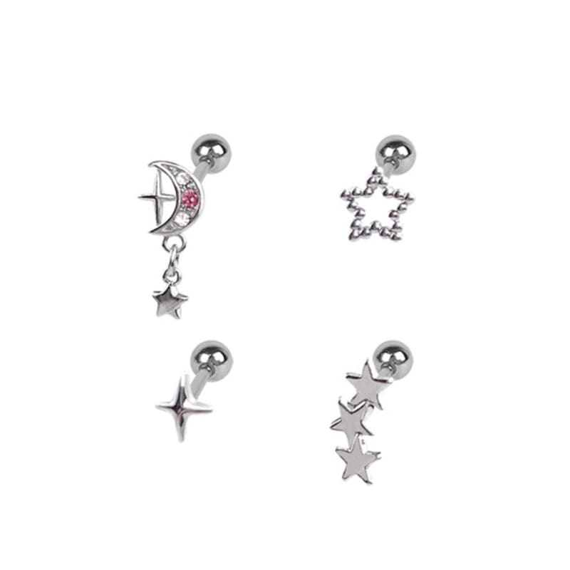 

VVV [SET] Cubic Star Milky Way Piercing Blue