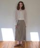 Aueonoseuteljia Mid Waist Pleats Long Skirt_Brown(O26Sk04)