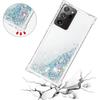 Galaxy Note 20 Ultra Phone Case, Bling Sparkle Floating Soft TPU Bumper Shockproof Fashion Girly Women Girls Clear Case for Samsung Galaxy Note 20