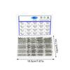 320pcs High Strengths Corrosions Resistant Stainless Steel 304 Fastener Multiple Sizes Nuts Bolts In Organized Case