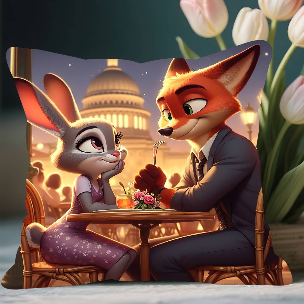 ФИЛЬМ Z-Зверополис 2 Наволочка для спальни и дивана в гостиной Декоративная наволочка 16x16Inch