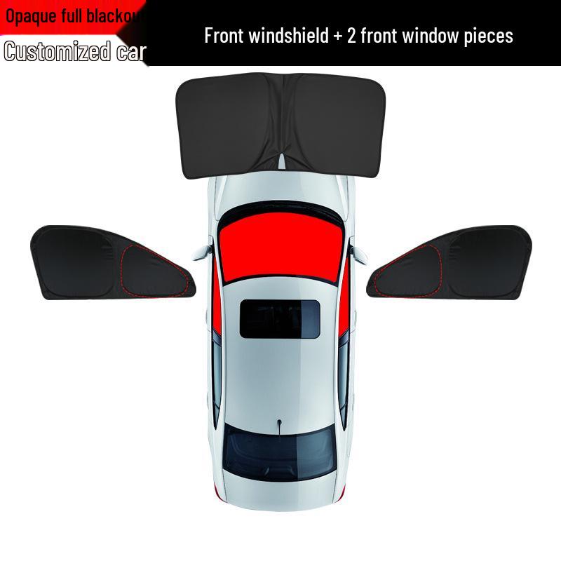 Chrysler 300C Car Sunshade: Sun Protection, Heat Insulation, Light Blocking, Privacy for Camping