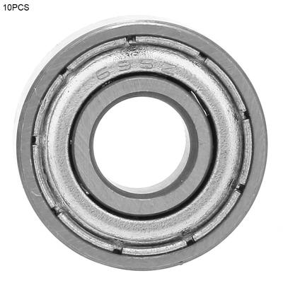 10pcs High Speed Bearing Steel Double Sided Seal Deep Groove Single Column Ball Bearing(695ZZ)