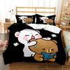 3D Print Bubu Dudu Cartoon Bear Panda Bedding Set Boys Girls Twin Queen King Size Duvet Cover Pillowcase Bed boys Adult