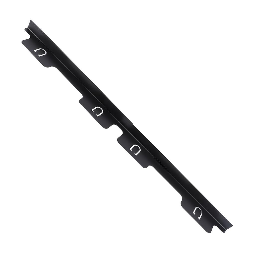 2 Pair Stove Gap Filler Stainless Steel Stove Counter Gap Cover Range Trim Kit 35-70cm for Kitchen Stovetop Black