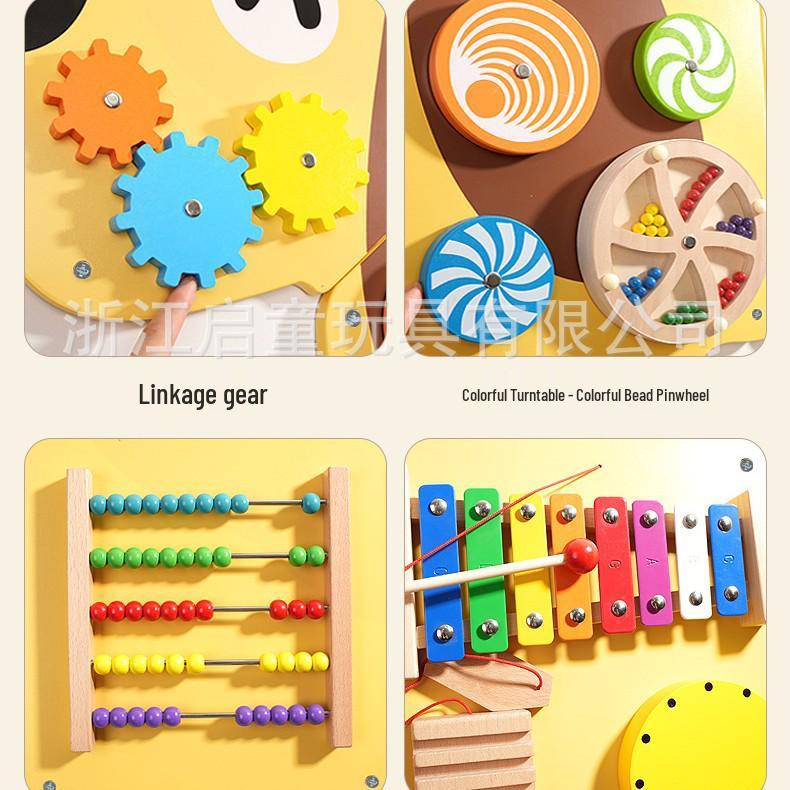 Cross-Border Early Education Puppy Wall Music Touch Puzzle Toy 140x57