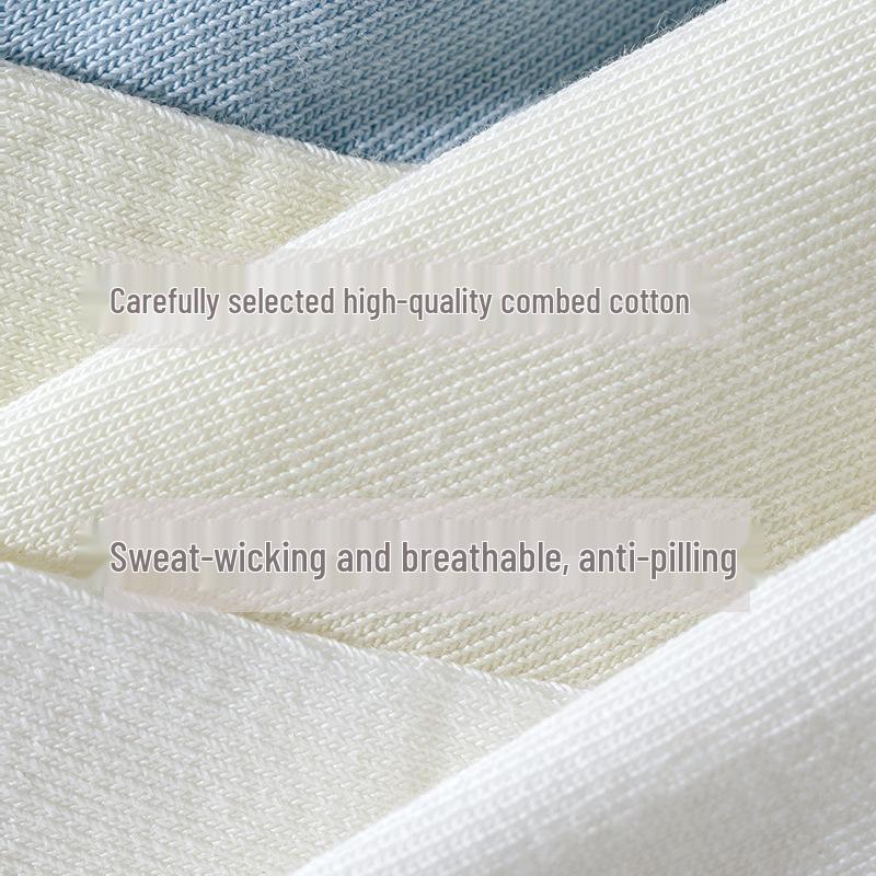 Women's Mid-Calf Pure Cotton Anti-Pilling Socks - Thin, Loose-Fit, Trendy for Spring/Summer/Postpartum