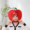 Plush Fruit Headgear Toy Head Cover for Cosplay Stage Performance Holiday