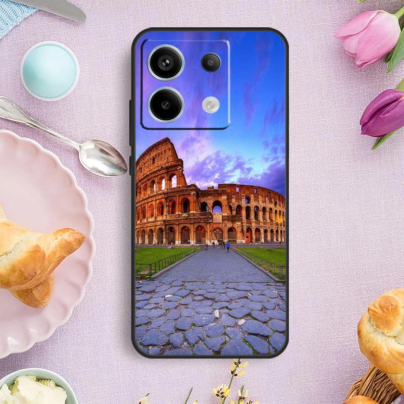 

Colosseum Rome Italy Phone Case For Redmi Note 13 9 10 11 12 Pro Plus 10S 11S 12S Redmi 12 9C 10C 12C 13C Cover Redmi 10C