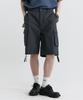 MAGOODGAN Bernard 4917 Big Pocket Cargo Dark Grey Bermuda Shorts