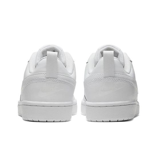 Nike Court Borough Low 2 GS 'Triple White' BQ5448-100 Kids Shoes