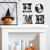 Halloween Door Sign Cartoon Welcome Signs Large Size Wooden Decoration Wall or Doors Plaque for