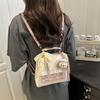 Schoolbag personality foreign trend niche design small square bag fashion 1011 summer new texture casual women's backpack