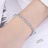 Fashion 925  Silver Bracelets For Women Vintage Designer Round Beads Adjustable Chain Bracelet Party Wedding Jewelry
