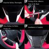 Carbon Fiber Style Interior Door Panel Molding Trim Door Cover Compatible with Hyundai Elantra N 2022-2025 Elantra N Line CN7 2021-2025 Automotive