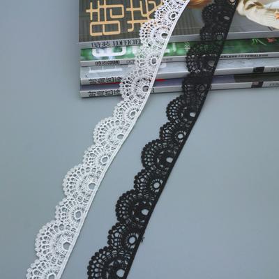 Water Soluble Lace Polyester Barcode Wedding Dress Lolita Lace Embroidery Clothing Accessories Mesh Lace