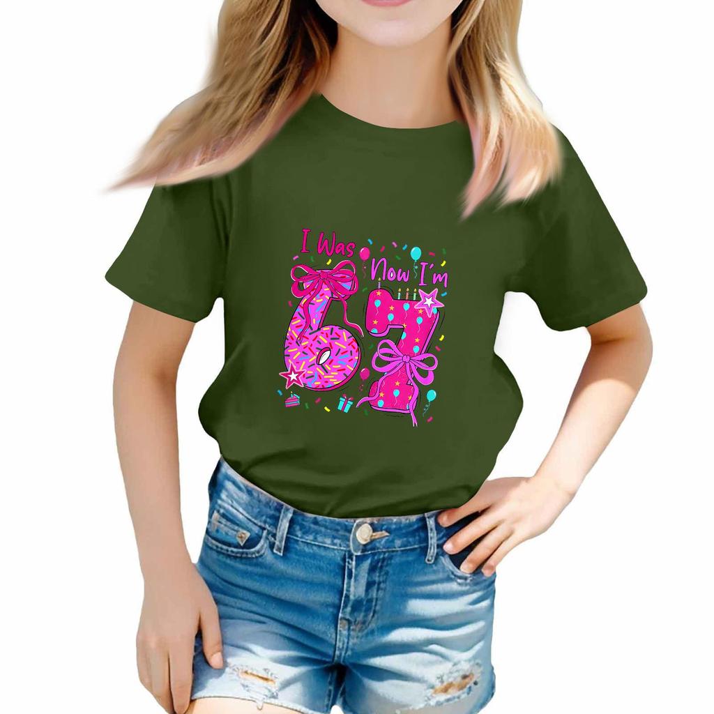 St. St. Patrick's Day Kleinkind Mädchen Junge T-Shirts Kinder Oberteil Jungen und Mädchen Bedrucktes Kurzarm-T-Shirt