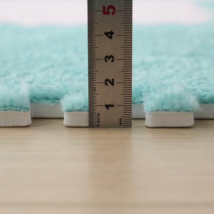 Cross-Border Splicing Foam Baby Crawling Mat - Plush, Dirt-Resistant, Cuttable Carpet for Living Room or Bedroom