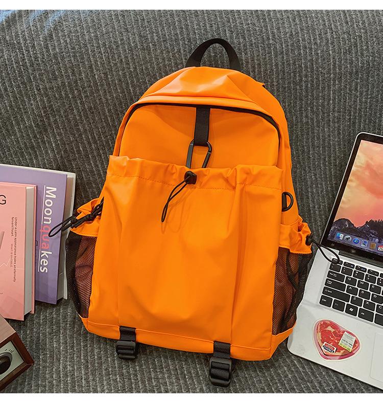 

Backpack Women s Bag Casual Fashion Versatile Large Capacity Nylon Women s Travel Backpack помаранчевий