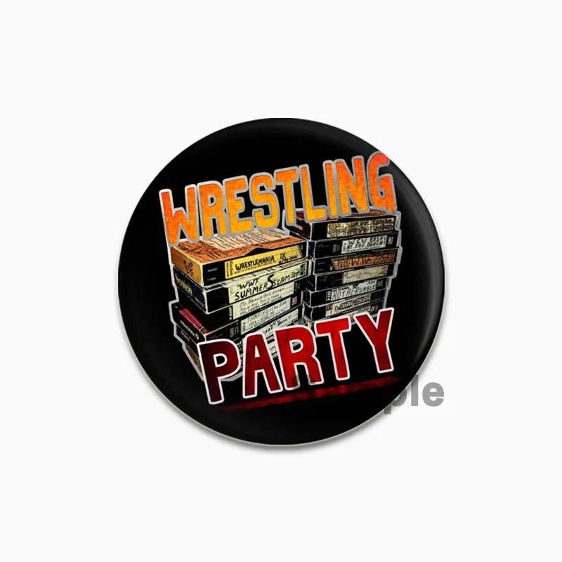 32/44/58mm Funny Cartoon Round Tinplate Pin Brooches Clothes Bag Decor Snap-in Badge Fashion Jewelry Gift