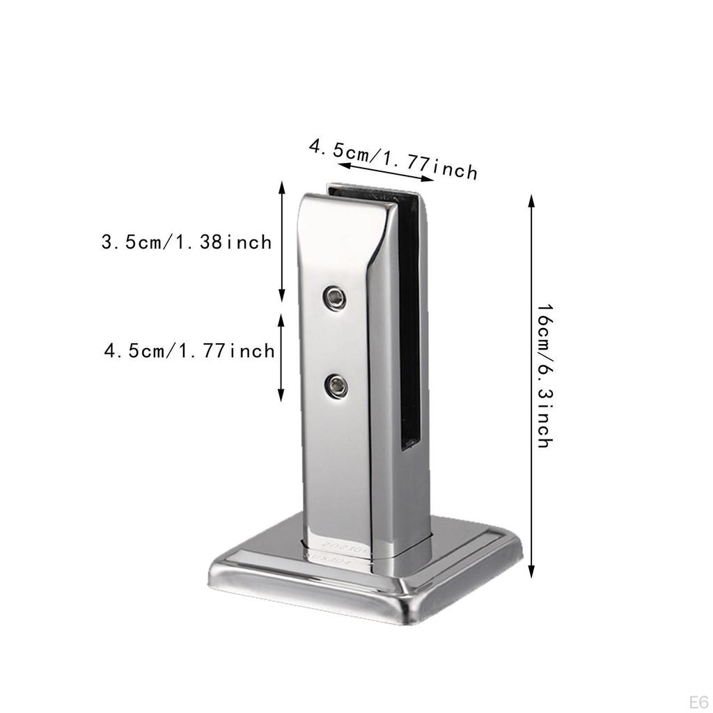 Morsetto in vetro per recinzione piscina, Spigot professionale premium Spessore 10-13 mm Balconi,