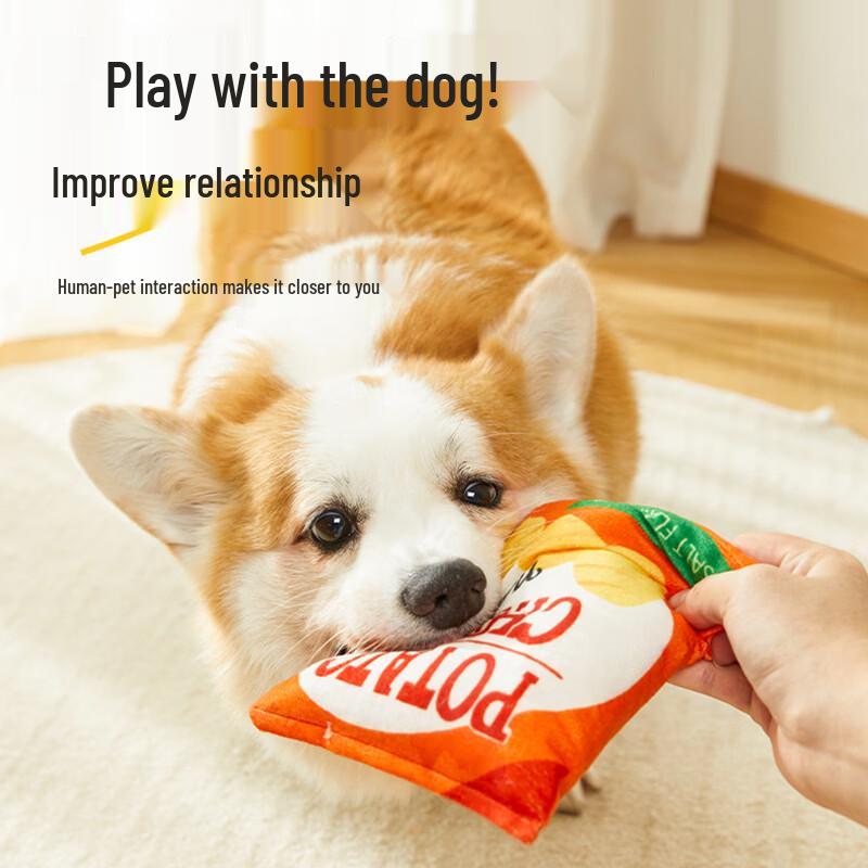 Mengdu Star Interactive Teething Sound Dog Toy