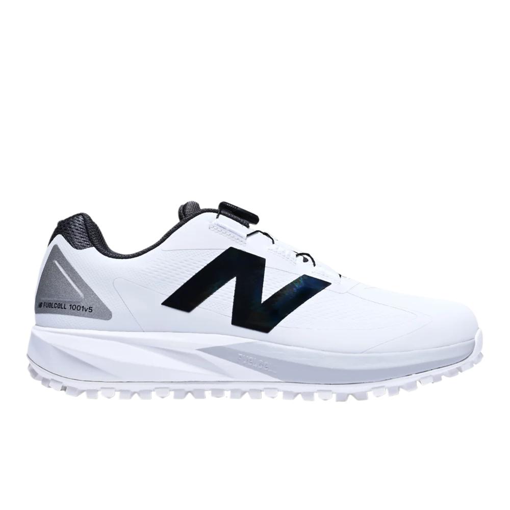 New Balance Nb Fuelcell 1001 V5 Boa Comfortable Fit Simple Low Top Golf Shoes Unisex Golf Shoes White UGB1001A