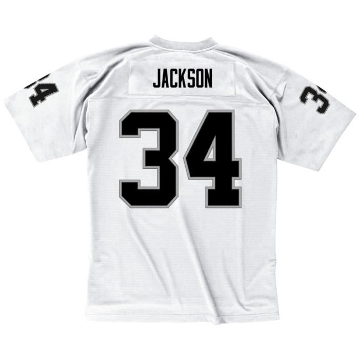 NFL Legacy Trikot - Los Angeles Raiders 1988 Bo Jackson - Weiß - Herren - Mitchell &; Ness - Sportbekleidung