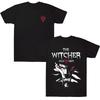 Witcher Blades Tee The Witcher Graphic Print T Shirts Hot Game Unisex Comfortable Clothing Summer Cotton O-neck Short Sleeve Tee