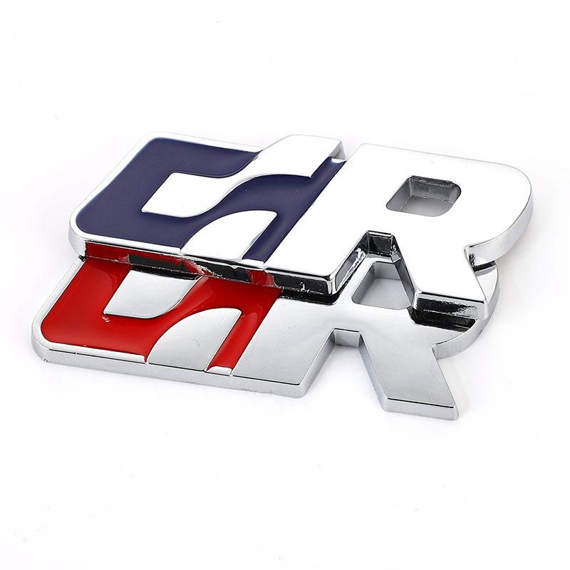 1Pc 3D Metal Car Side Fender Rear Trunk Emblem Badge Stickers Decals Front Hood Grille Badge