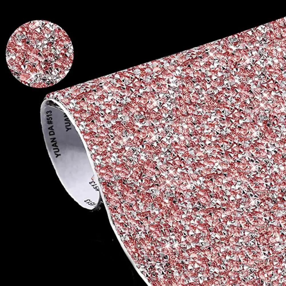 DIY Decoration Party Home Decor Crystal Sticker Bling Paster Rhinestone Sheet Glitter Trim Applique