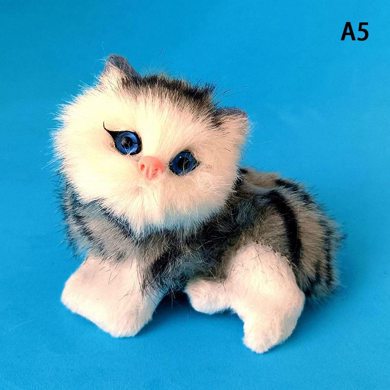 

Милая имитация кошки, плюшевые игрушки, мягкая игрушка в виде котенка, поддельная кошка, реалистичные животные для детей, девочек, подарок на день рождения, день святого валентина