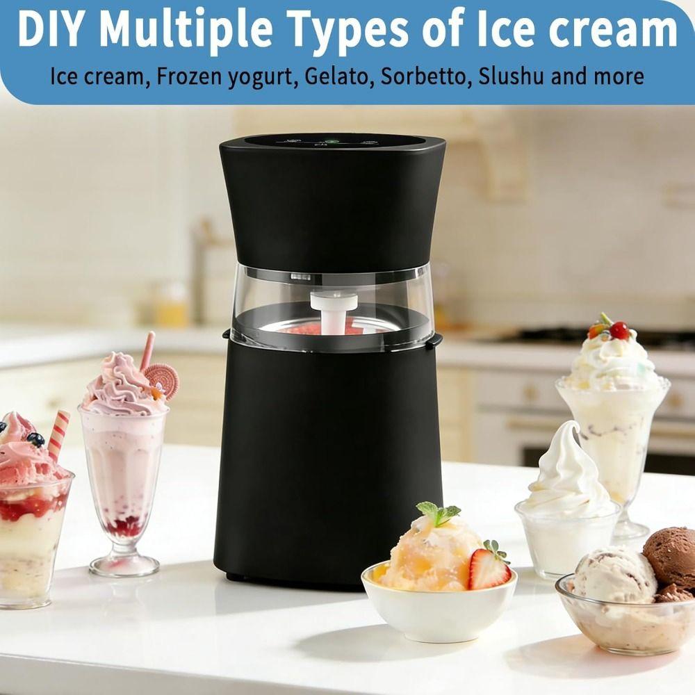 Silent Motor Frozen Yogurt Maker Automatic Operation Dessert Maker Gift For Families