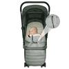 Stroller Footmuff Cushion, 2-Way Sleeping Bag, Thick, Warm, Windproof, Cold-Resistant, Non-Slip, Belt Holes, Easy Installation, Adjustable, Zipper Clo