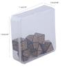 7Pcs/set Polyhedral Acrylic Dices Multiple Face Various Shape Digital Game Dices for Club Party Family Board Game Props