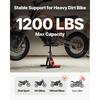 VEVOR Dirt Bike Lift Stand, Motorcycle Jack Lift Stand 1200lbs Capacity and Hydraulic Lift Operation