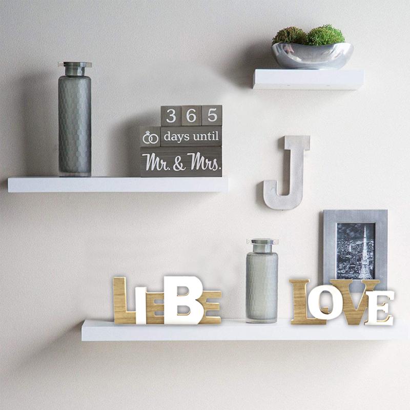Wooden Ornaments English Alphabet Love Creative Decorative Sign Rustic Style Wedding Gift For Home