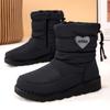 Shoes Women's Cotton Shoes Plus Velvet Thickened High-top Snow Boots Waterproof Non-slip Casual All-match Cotton Shoes