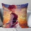 Yona Anime Akatsuki No Yona Pillow Case Fashion Square Pillowcase Bedroom Sofa Room Ins Decoration Leisure