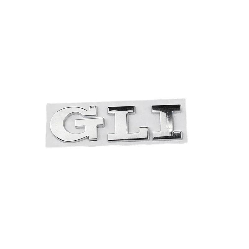 3D Metal Letters GLI Logo Rear Trunk Emblem Badge Sticker Car Decal for Volkswagen VW Jetta Golf MK2 MK4 MK5 MK6 MK7 Accessories zd0