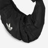 Adidas Originals Trefoil 8L Minimalist Casual Versatile Recycled Polyester Cloud Shoulder Bag Women Shoulder Bag Black KA9271