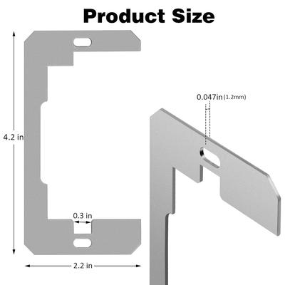 Outlet Spacer,Flush Fit Device Leveling Plates For Wall Outlet Repair And Loose Electric Outlets Fix,Self-Leveling Electrical Socket Extenders for